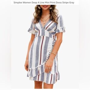Simplee - Large Dress - Apron Style